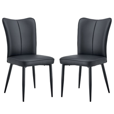 Modern Minimalist Dining Chairs (Set of 2)