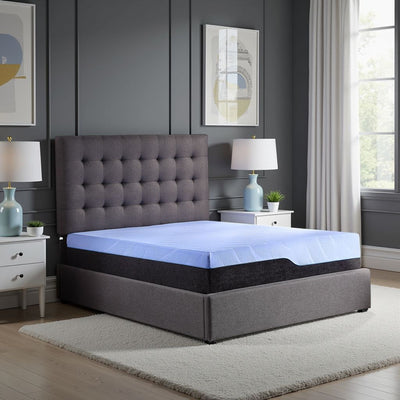 Refresh - 12" Hybrid Cooling Fast Responding Latex Foam And Coil Mattress