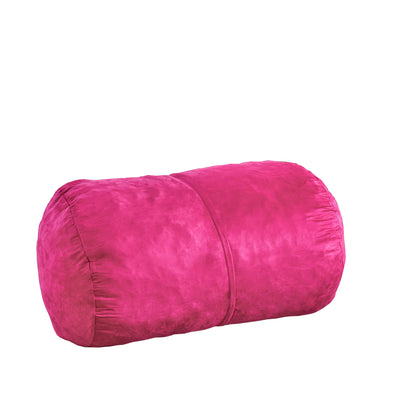 Michael - Modern Cylindrical Suede Bean Bag Chair