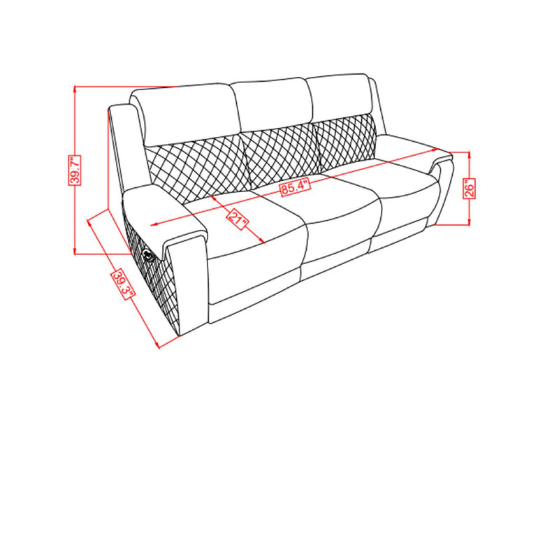 Alicia - Traditional Reclining Set