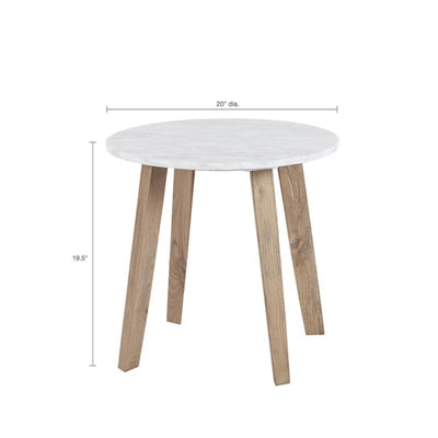 Milo - End Table - White
