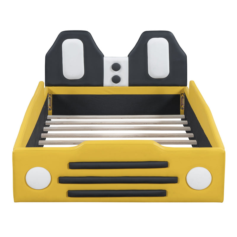 High Quality Race Car Shaped Platform Bed & Wheels