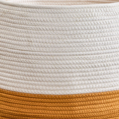 Francis - Cotton Round Laundry And Storage Basket