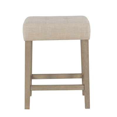 Vanilla - Real Marble Sofa Table With Power And 3 Stools - Beige / Natural