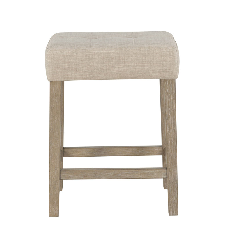 Vanilla - Real Marble Sofa Table With Power And 3 Stools - Beige / Natural