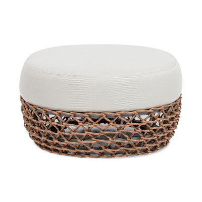 Willow - Round Upholstered Patio Ottoman