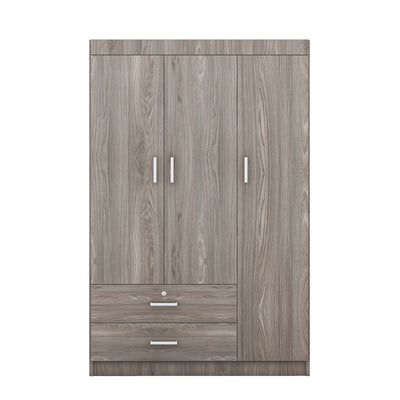 3 Door Wardrobe With 2 Drawers
