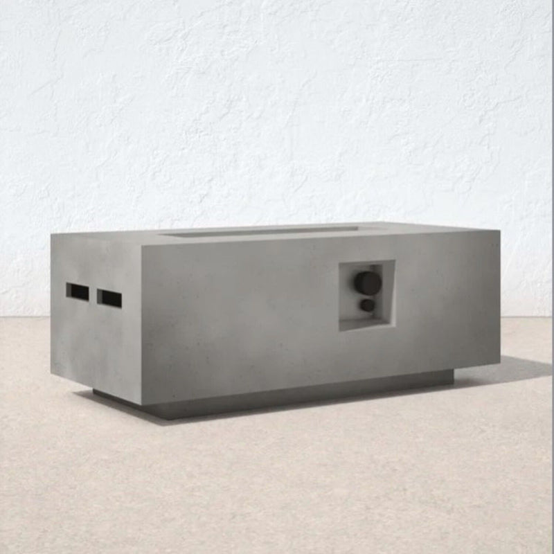 Propane Outdoor Durable Fire Pit Table - Gray