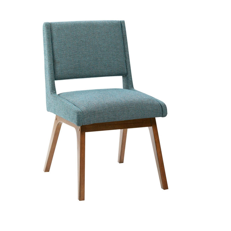 Dining Chair With Upholstered Seat And Back (Set of 2) - Blue