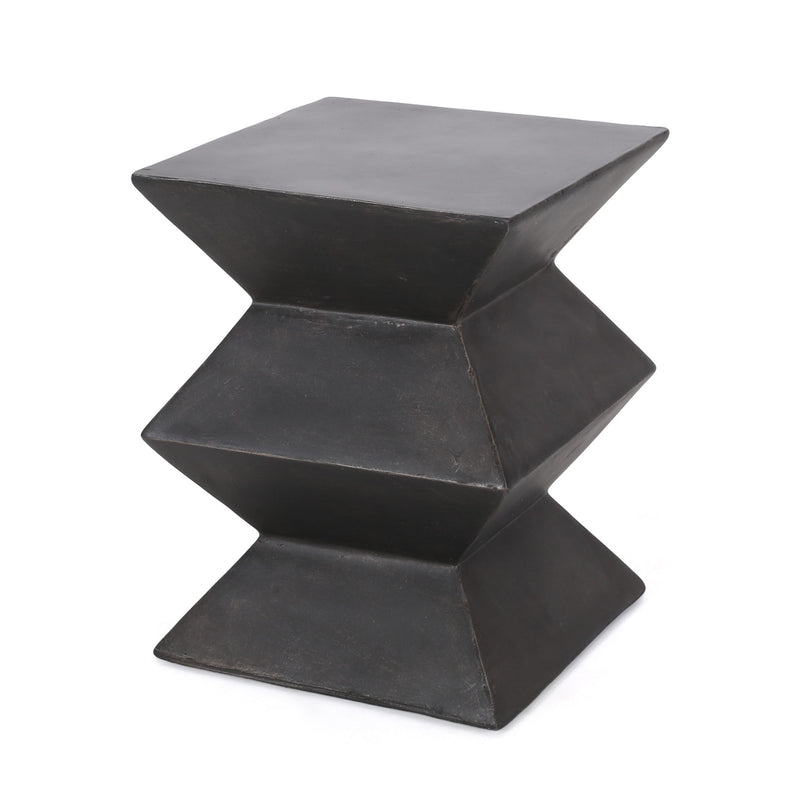 Outdoor Lightweight, Concrete Side Table - Copper