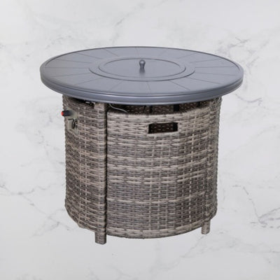Outdoor Fire Pit Table With Lid