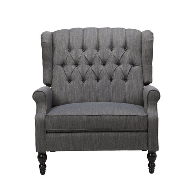 Dunham - Contemporary Fabric Tufted Oversized Pushback Recliner