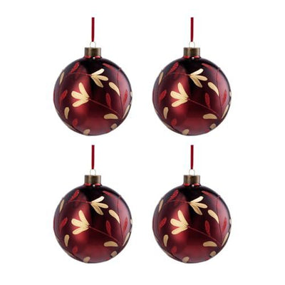 Christmas Ball Glass Decorative Hanging Ball Christmas Tree Ornaments, For Holiday Party Decorations