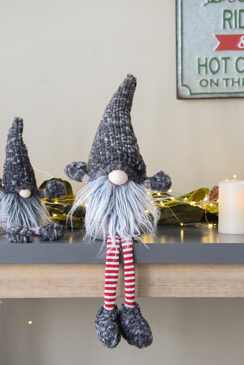 Christmas Gnomes Decorations, Christmas Table Home Ornaments For Holiday Party Gifts (Set of 4) - Gray