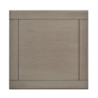 Dauphin - Storage Shelf Side Table - Gray Cashmere