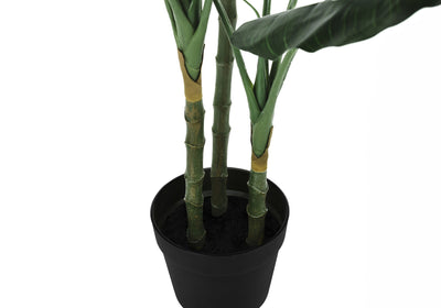 42" Tall, Artificial Plant, Evergreen Tree, Indoor, Faux, Fake, Floor, Greenery, Potted, Decorative - Green / Black