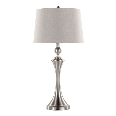 Flint - Contemporary Table Lamp Built In USB Port (Set of 2)