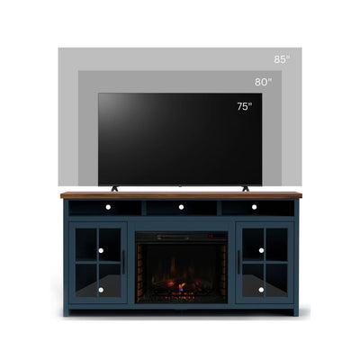 Nantucket - 74" Fireplace TV Stand Console