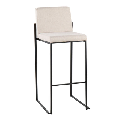 Fuji - Contemporary High Back Barstool Elegant Design