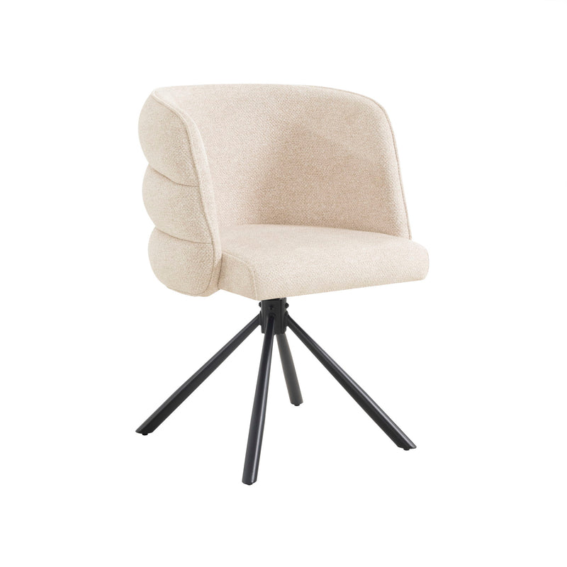 270 Degree Swivel Upholstered Desk Chairs (Set of 2)