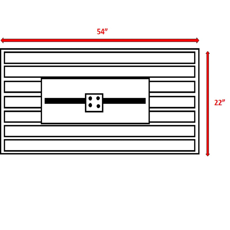 Propane / Gas Outdoor Fire Pit Table With Lid Durable Construction - Black