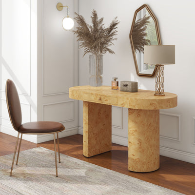 Jesse - Single Drawer Oval Computer Desk