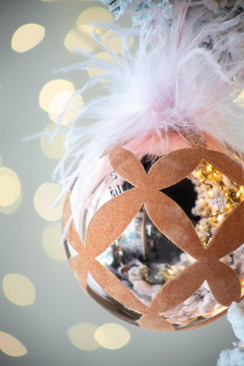 Christmas Ball Ornaments, Decorative Hanging Ball Tree Ornaments For Holiday Party Decorations