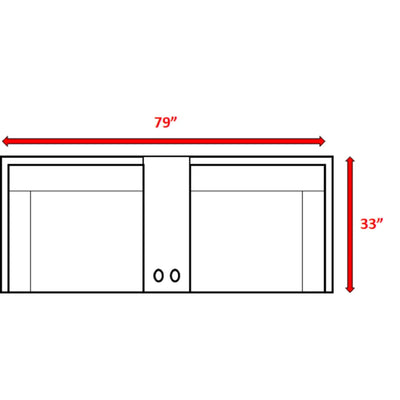 Outdoor Wicker Loveseat With Cushions