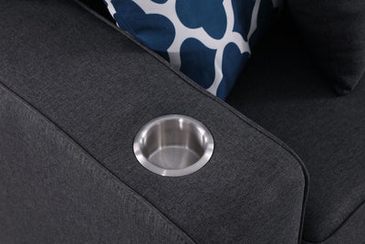 Cooper - Beautiful Sofa With Cupholder