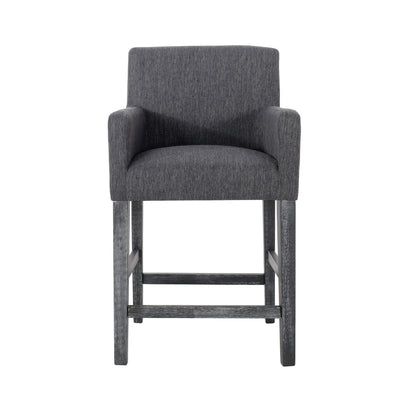 Serenitia - Upholstered Counter Chair With Straight Arm