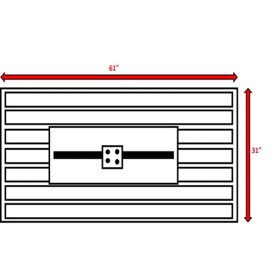 Propane Fire Pit Table - Espresso