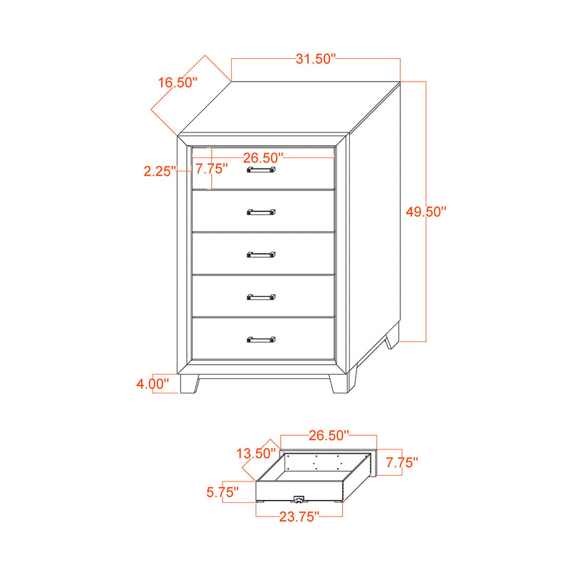 Soluto - Chest - Gray / Black