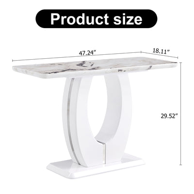 Modern Minimalist Rectangular Counter Bar Table