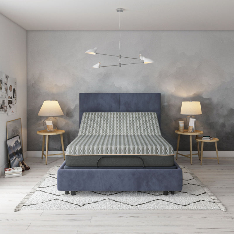 Copper Lux Hybrid - 12" Mattress With Copper Infused Contouring Memory Comfort Layer And Supportive Coil System