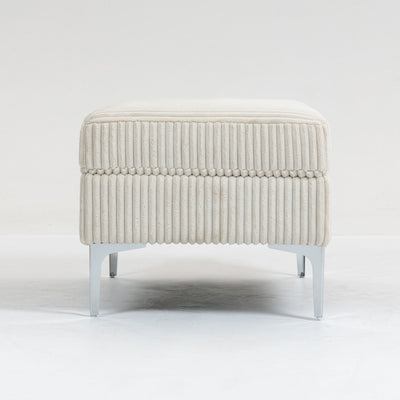 Modular Sectional Sofa Square Storage Ottoman