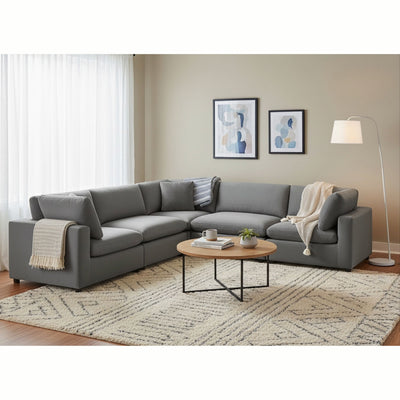 Caylie - Modular 5 Piece Sectional - Charcoal