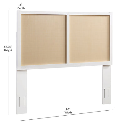 Barkley - Cane Headboard With Adjustable Height