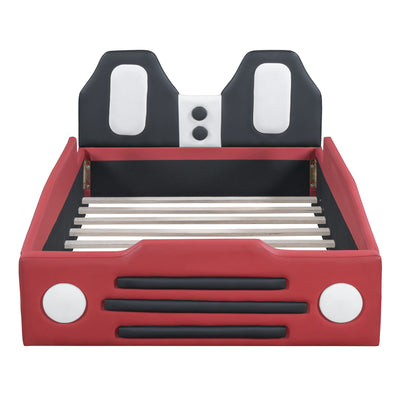 High Quality Race Car Shaped Platform Bed & Wheels