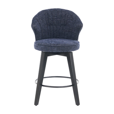 Wing Back Swivel Bar Stools (Set of 2)