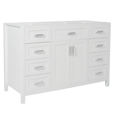 Bathroom Vanity Cabinet Only With 2 Soft Close Doors And 8 Drawers
