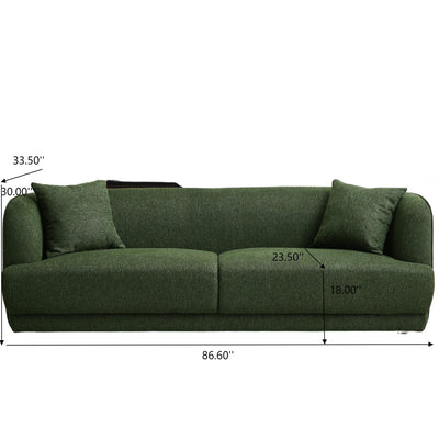 Larisa - Mid-Century Modern Linen Sofa