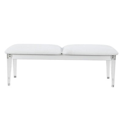 Brenda - Bedroom Bench With Padded Seating - Gray