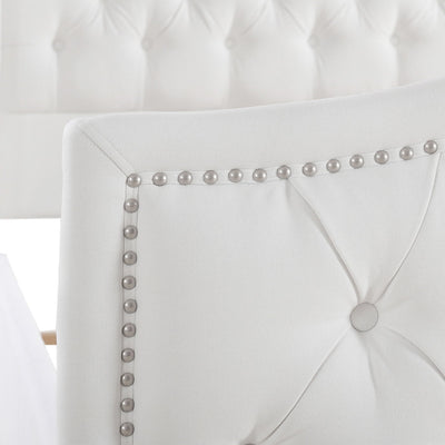 Marcella - Upholstered Shelter Headboard Bed Set