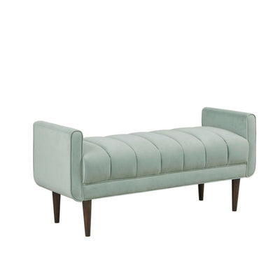 Linea - Upholstered Accent Bench - Seafoam