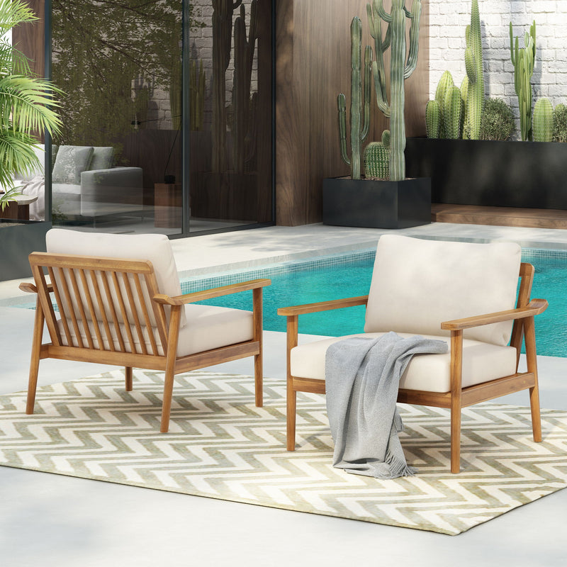 Modern Outdoor Lounge Chair With Cushions