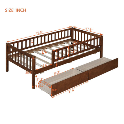 Multi Functional Wooden Daybed Bed
