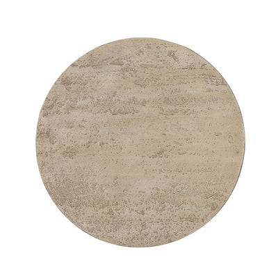 Round Side Table With Pedestal Base