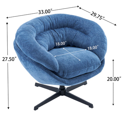 Modern Chenille Office Chair With 360 Degree Swivel