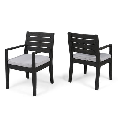 Outdoor Elegant Design Dining Chair (Set of 2)
