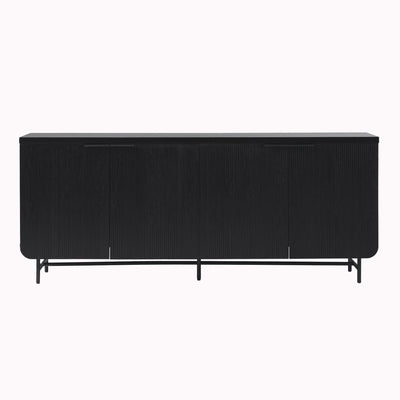 Modern Fluted Door Minimalist Storage Sideboard